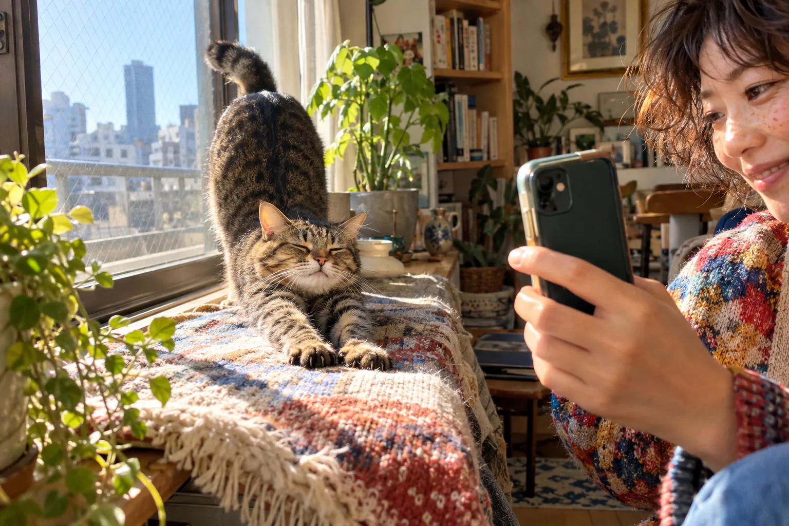 猫との日常を撮る