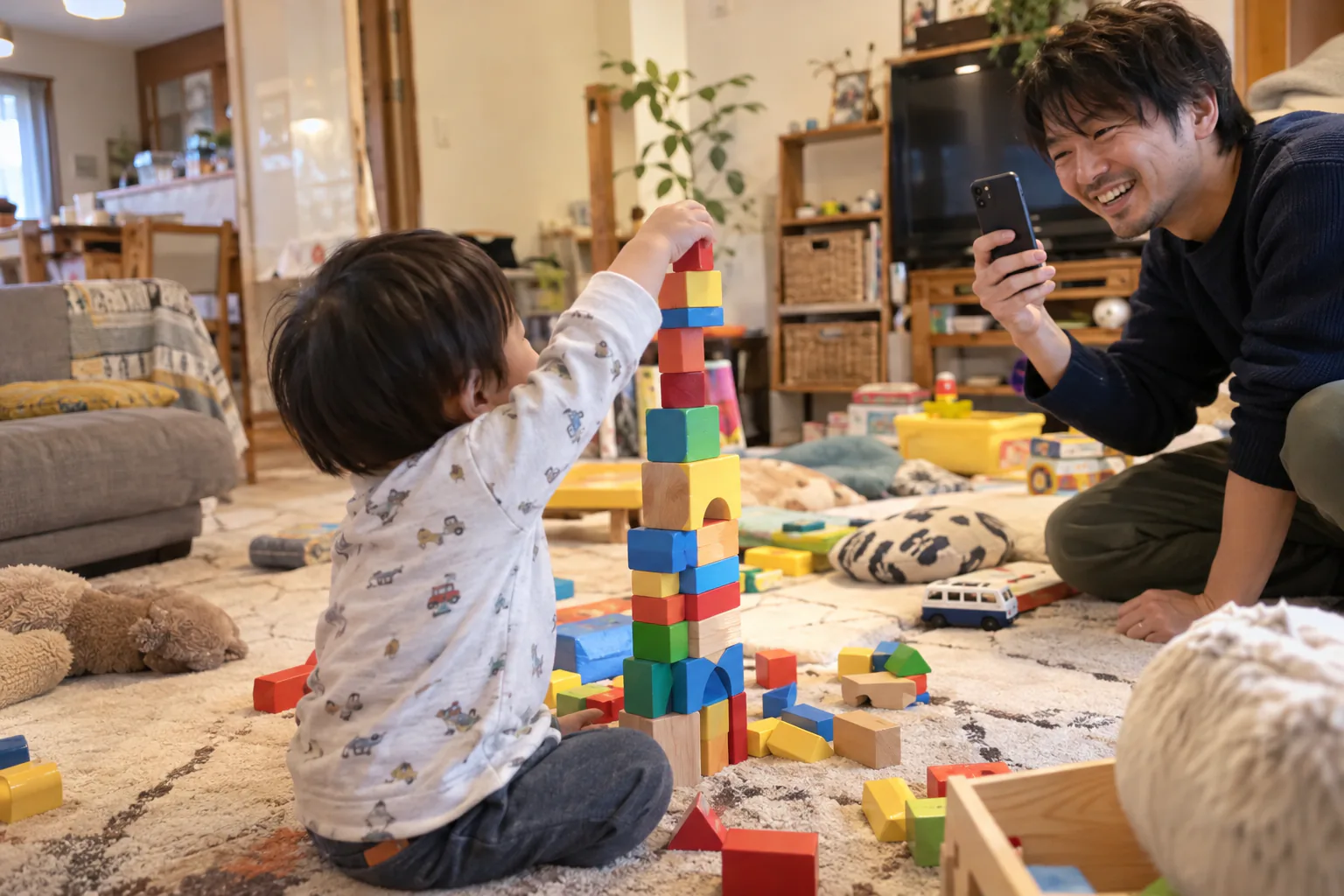 親子の時間を残す